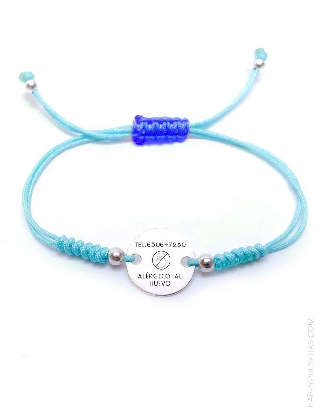 Pulseras para niños alérgicos, graba tu alergia en la pulsera. Pulseras para niños alérgicos, graba tu alergia en la pulsera.