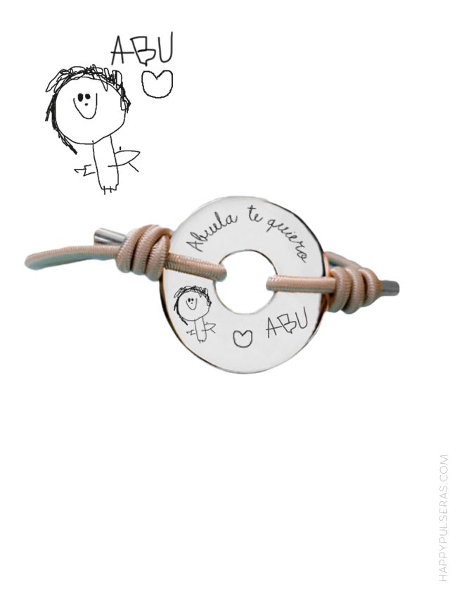 Pulseras personalizadas de plata de happypulsereas.com bisutería artesanal de regalos personalizados- madrid Valladolid