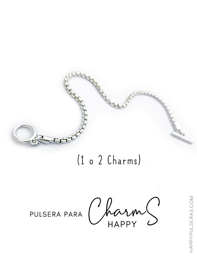 acero cordón Happy CHARMS ♥♥♥ Happypulseras