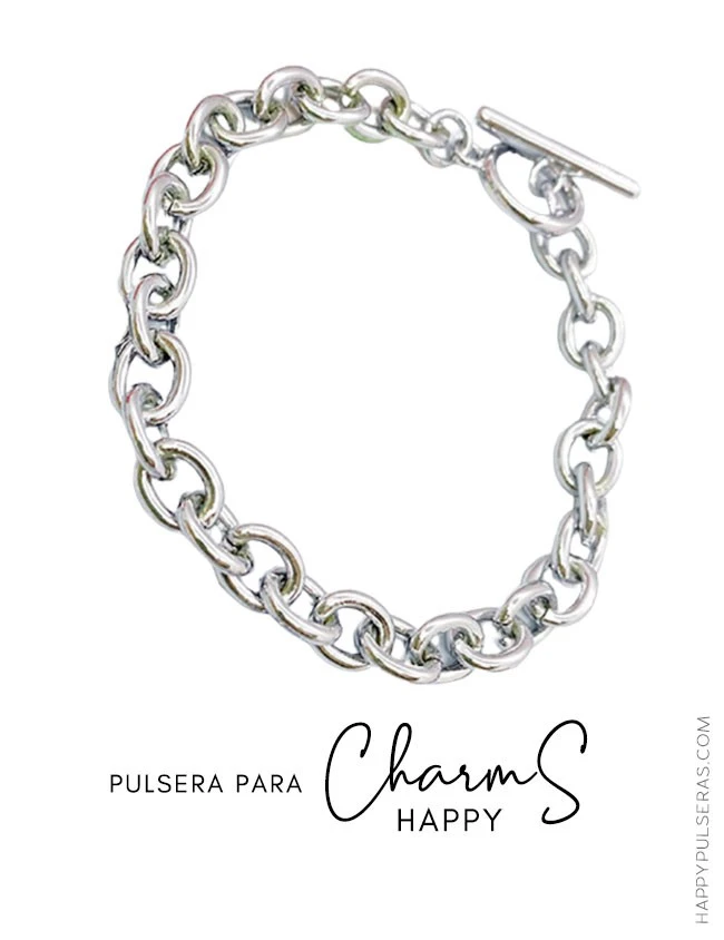 Pulsera de acero para añadir nuestros famosos happy charms- Ofertas en Charms Happy Pulsera de acero para añadir nuestros famosos happy charms- Ofertas en Charms Happy