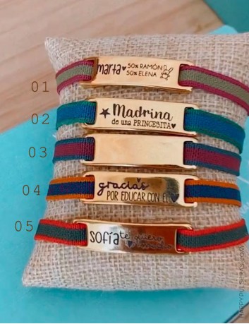 Elige la combinación que más te guste de las pulseras Andrea Bicolor- Happypulseras