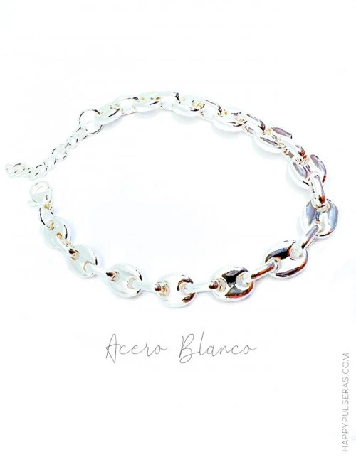 En Happypulseras tenemos la pulsera de calabrote sencilla en oferta - Un clásico de pulsera en versión acero- Happypulseras