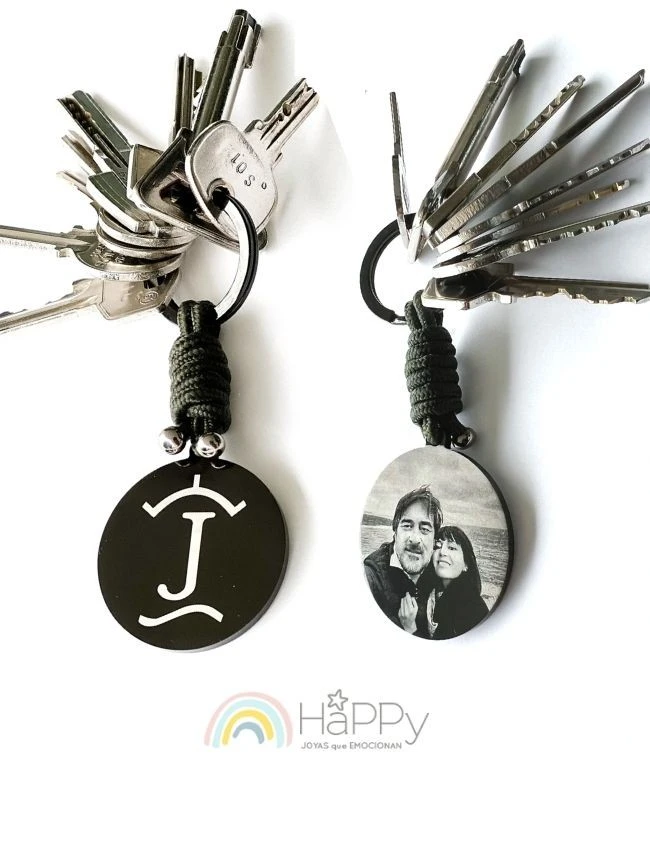 Llaveros personalizados con foto y dedicatoria-regalos originales- happy Llaveros personalizados con foto y dedicatoria-regalos originales- happy
