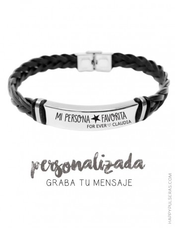 Pulseras cuero top ventas - Personalizamos con tu mensaje