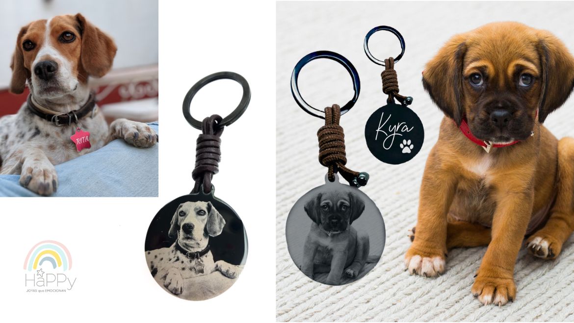 Fotos de mascotas grabadas en nuestras joyas